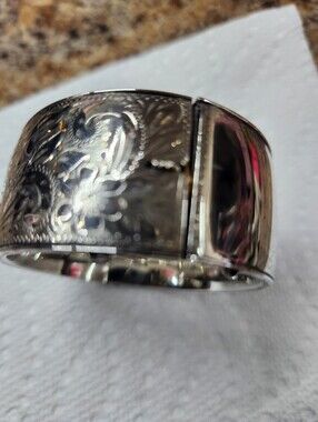 Sterling Silver Engraved Vintage Bracelet